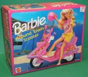 Mattel - Barbie - Around Town Scooter - транспортное средство